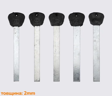 Заготовка ригельная плоская 2мм