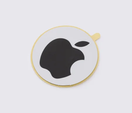 Заготовка самоклейка "APPLE круглый №2" для домофона RFID 5577