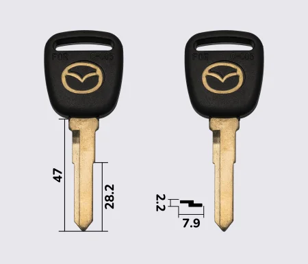 Заготовка MAZDA C-085 (лого золото)