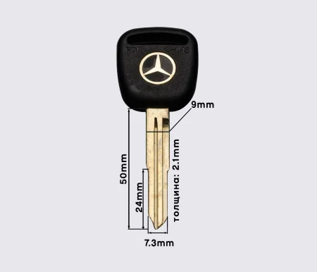 Заготовка MERCEDES (лого золото)