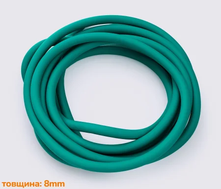 Шнур ПВХ 8мм бирюзовый W-016
