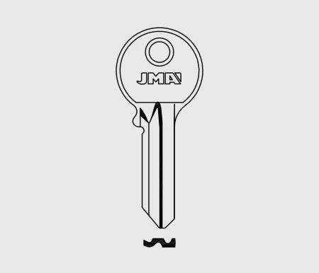 ITO1D JMA заготовка ключа английский профиль
