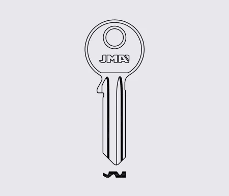 TIT2D JMA заготовка ключа английский профиль