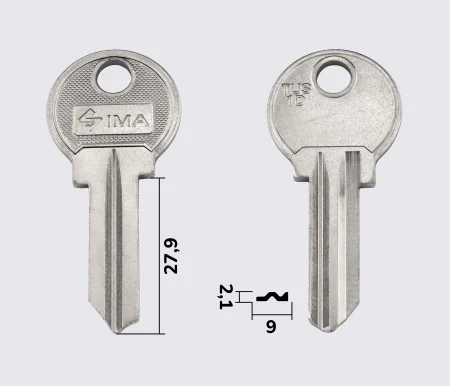 Заготовка ключей TUS-1D (Oscar).