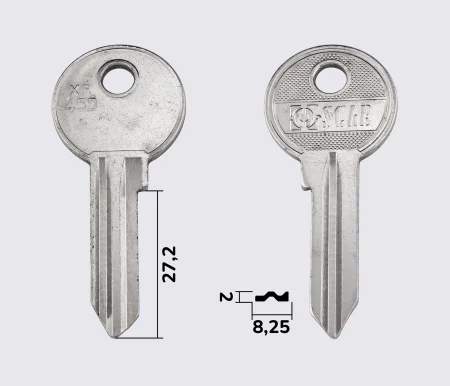 Заготовка ключей TUL-2D (Oscar).