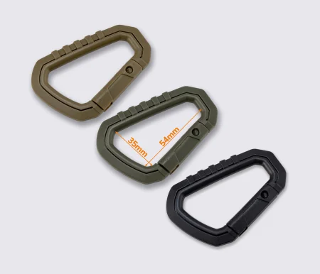 Карабін пластиковий 35мм GK316
