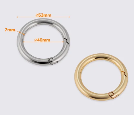 Карабін металевий 40мм MD-0141