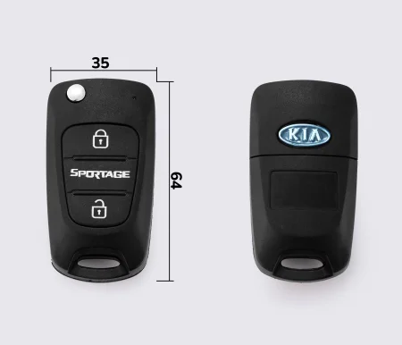 Заготовка KIA Sportage викидний ключ 3 кнопки (корпус) 234#