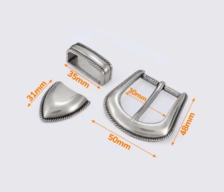 Пряжка с шлевкой и окончание 30мм IDAM (GX15644/30AS-set)