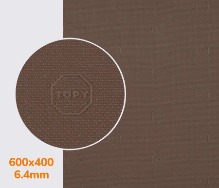 РАСПРОДАЖА - Набоечная резина ТОРY (ТОПИ) р. 400*600*6.4 мм, цв. тропик