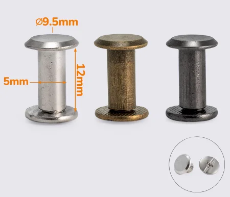 Винт ременной 9.5*5*12мм (SS-1414)