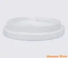 Ременная лента стропа 20мм белая для сумок рюкзаков и ремней