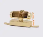 Замок для сумки 25*43мм кол. золото 65-606