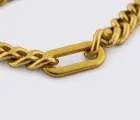 Цепочка (ручка) для сумки, клатча 42см Желтое золото (88-076)