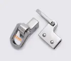 Замок для сумки 53*40мм цв. никель 88-028