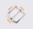 Пряжка з латуні 35мм нікель IT-1418