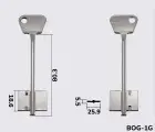 5BGA1 Silca (Богатырь-1) заготовка ключа бородкова