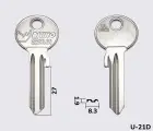 UL050X Silca-Rhino заготовка ключа английский профиль
