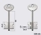 5KRB1 Silca (Керберос-3) заготовка ключа бородкова