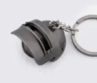Брелок для ключей Шлем металлический (02-1092)