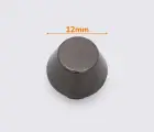 Латунные ножки для сумки, цв. темный никель 50-А449