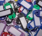 Бірки для ключів кольорові 40 шт в упаковці