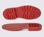 Подошва из резины PHILIP (Dunlop), цв. красный, р. 42/44