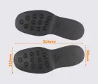 Подошва DAINITE Studded, р. 9 (314 мм), цв. черный