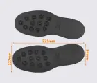 Подошва DAINITE Studded, р. 10 (321 мм), цв. черный