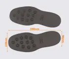 Подошва DAINITE Studded, р. 11 (330 мм), цв. темно-коричневый