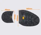 WINTER FASHION (022AG), р. 40, цв.черный набойка + профилактика для подошвы Vibram