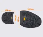 WINTER FASHION (022AG), р. 50, цв.черный набойка + профилактика для подошвы Vibram
