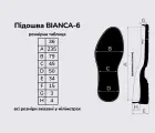 Подошва для обуви BIANCA-6 (Бьянка) TR, бежевая