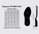 Подошва для обуви, женская, TR-8097 МАТ