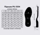 Подошва для обуви PU-3334, цв. белый