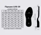 Подошва для обуви Люси-20 черная