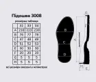 Подошва для обуви 3008, цв. чёрный