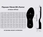 RUNNER 90'S (879CS), кол. білий з темно-синім (EY) підошва Vibram