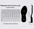 ROCCIA BLOCK (1136), цв. чёрный (AА) подошва Vibram