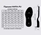 Подошва для обуви MAFIA (Мафия) белый