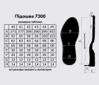 Подошва для обуви 7300 PU