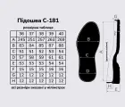 Підошва для взуття С-181, кол. білий