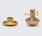 Хольнитены 8мм Золото (77-036)