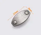 Кончо 17*9мм кол.старе срібло (К-029)