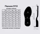 Подошва для обуви, женская, TR-5723, цв. чёрный