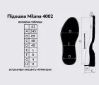 Підошва стирол Мілана 4002 (Milana 4002), кол. чорний 41