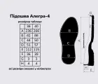 Подошва для обуви Алегра-4 (K-ALEGRA-4), цв.бежевый (Одесса)