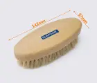 Щетка для обуви Saphir Polisher Brush, овальная, со светлой щетиной (2640021)