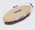 Щітка для взуття Saphir Polisher Brush, овальна, з світлою щетиною (2640212)