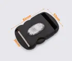 Фастекс пластиковый 38 мм чёрный ФК-3817